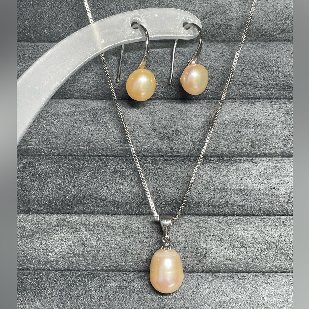 S925 Freshwater Pearl Jewelry Set